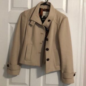 Banana republic wool tan jacket sz XS